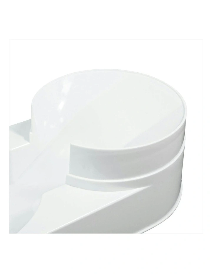 Gravity Food Bowl Automatic Pet Feeder and Water Dispenser Set 3.2L  in White image 6