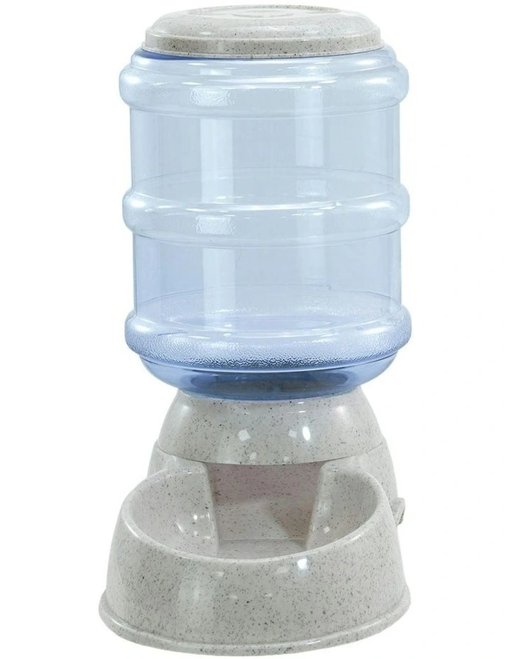 Gravity Food Waterer Automatic Pet Feeder and Water Dispenser Set 3.5L in Grey image 2