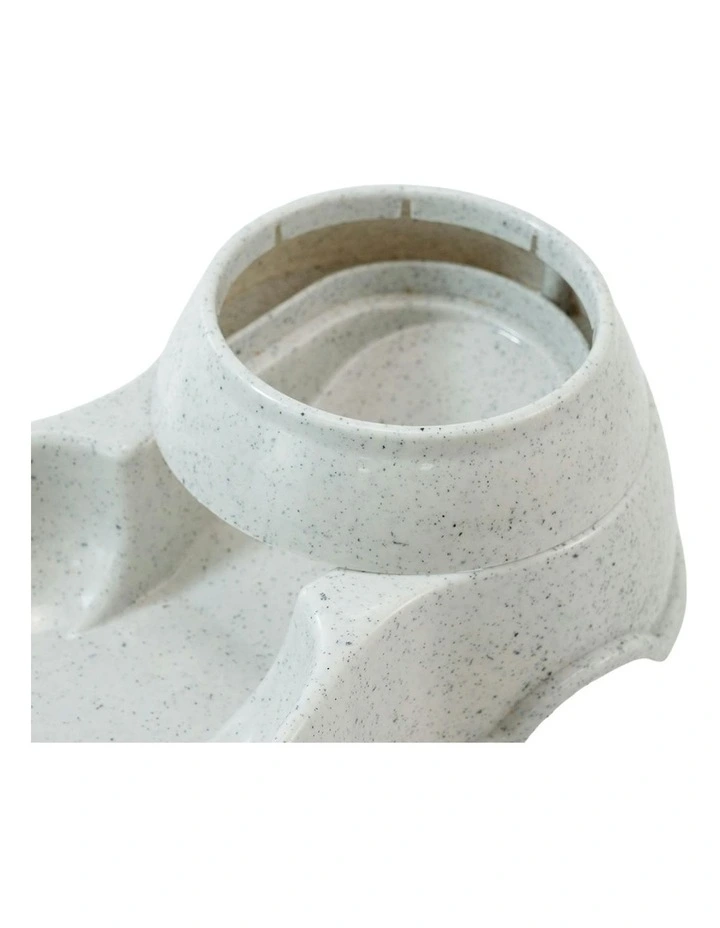 Gravity Food Waterer Automatic Pet Feeder and Water Dispenser Set 3.5L in Grey image 6