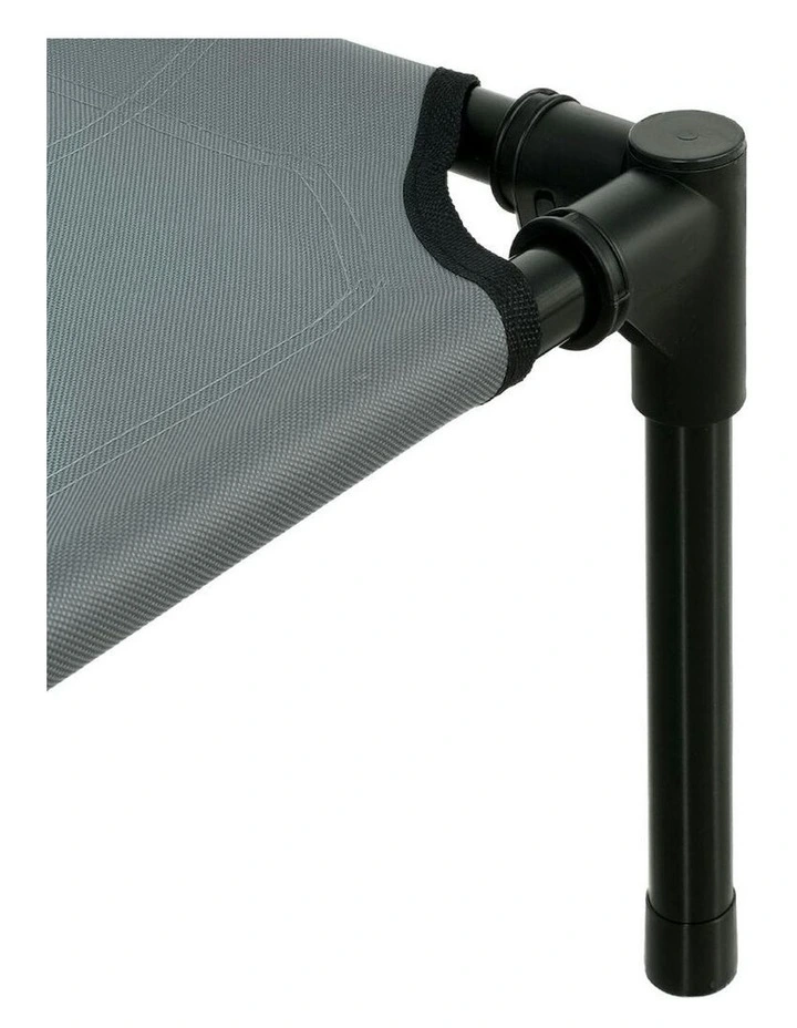 Heavy Duty Outdoor Cooling Portable Elevated Pet Bed in Black image 4