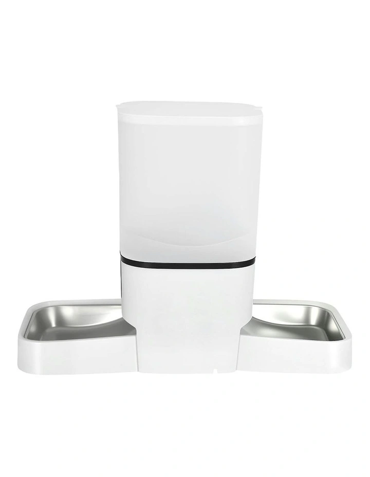 Double Camera Smart Wifi App Food Dispenser Automatic Pet Feeder 6L in White image 2