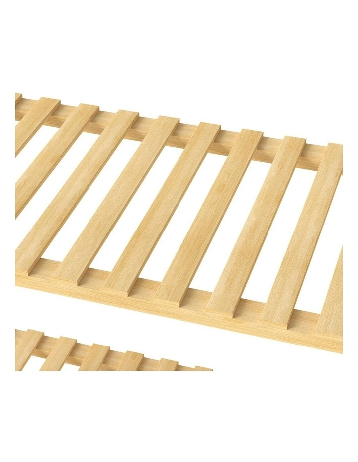 Bamboo Storage Rack 4 Tier 100cm in Multi image 4