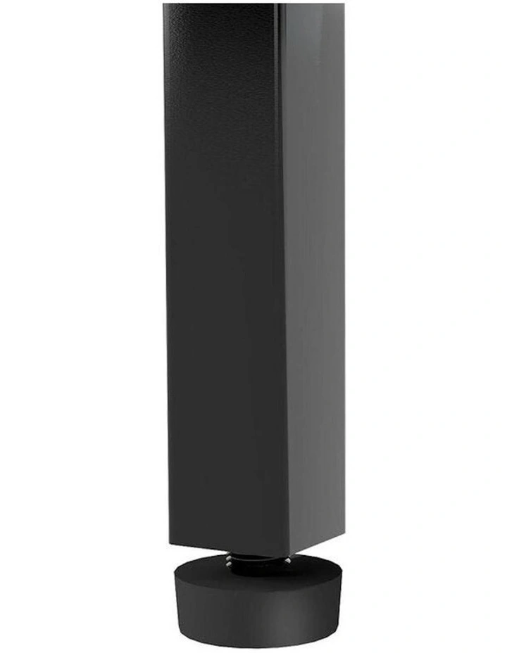 Industrial Side Table Shelf 2-Tier in Retro Brown image 5