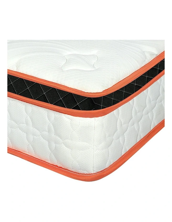 7 Zone Memory Foam King Spring Mattress 26cm in White image 5