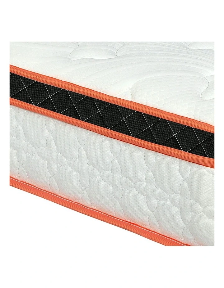 7 Zone Memory Foam King Spring Mattress 26cm in White image 6