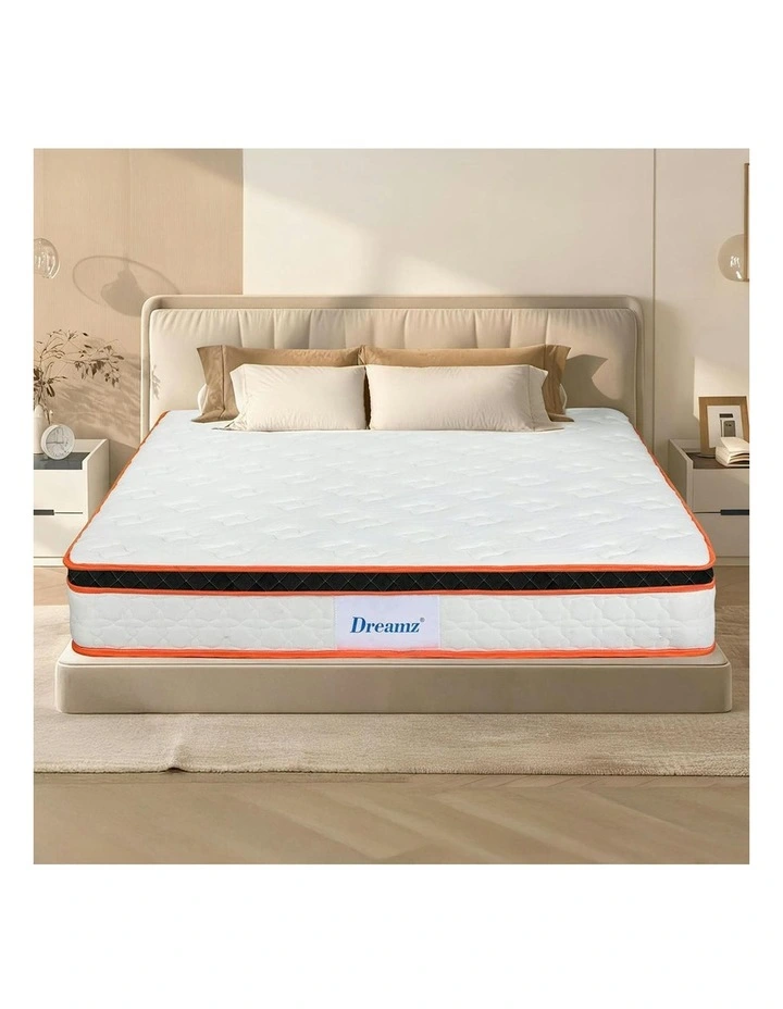7 Zone Memory Foam King Spring Mattress 26cm in White image 7