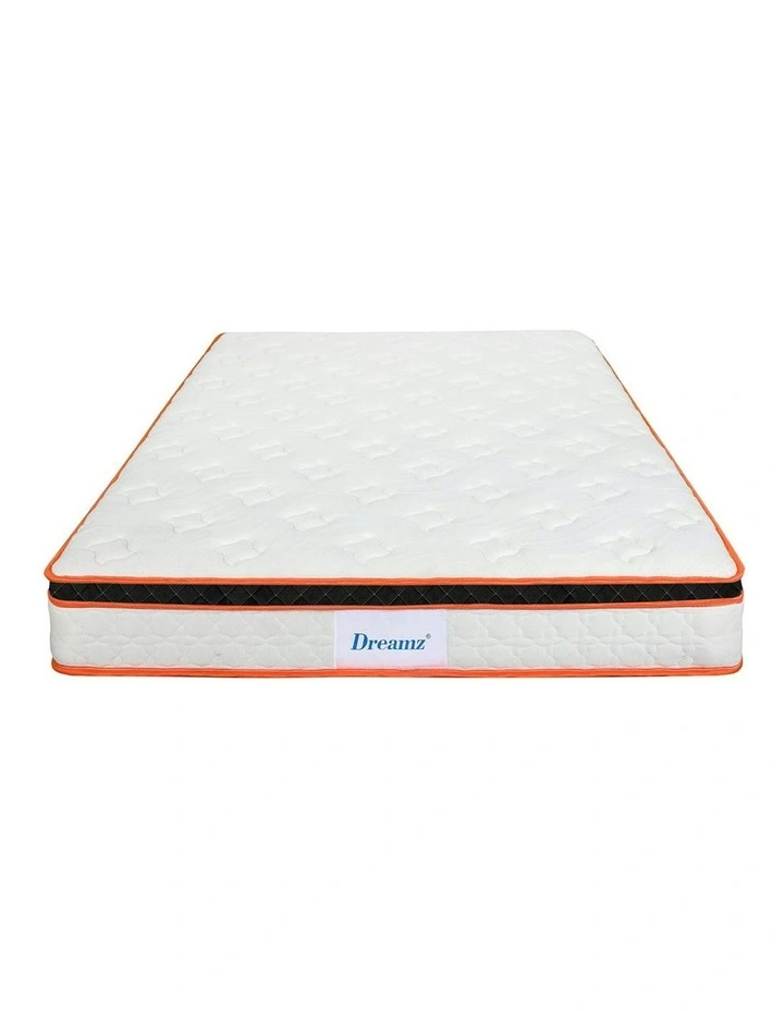 7 Zone Queen Spring Mattress 26cm in White image 2