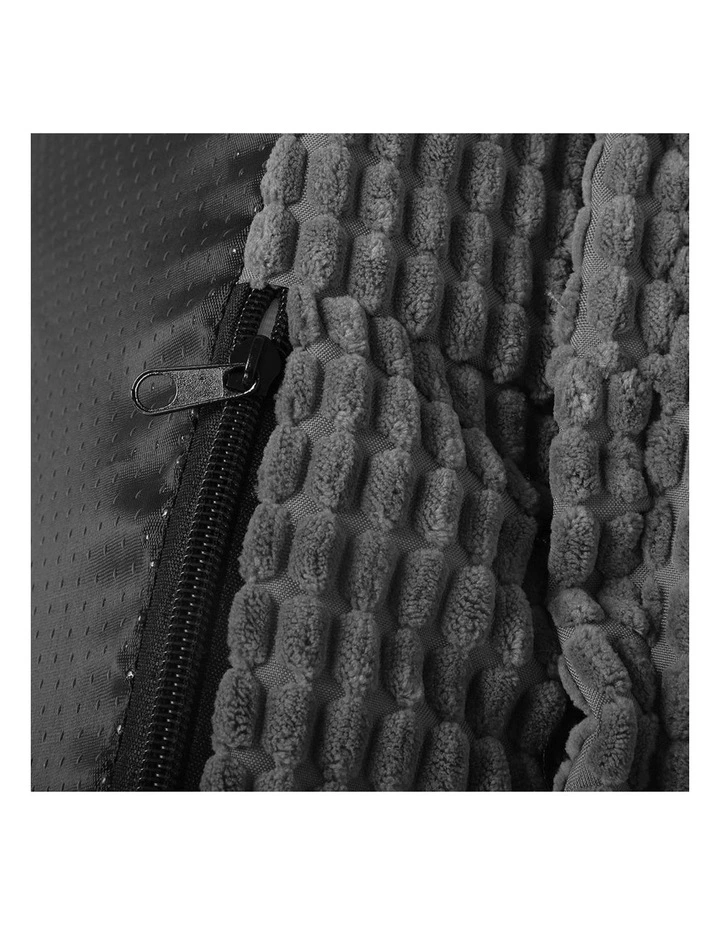 Orthopedic Plush Soft Washable Cosy Cushion Dog Bed M Size in Grey image 6