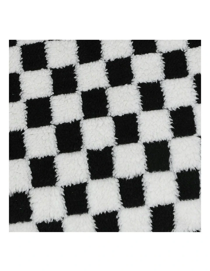 Orthopedic Dog Bed Memory Foam Dog Mattress Square Checkerboard Pet Mat XL in Black image 5