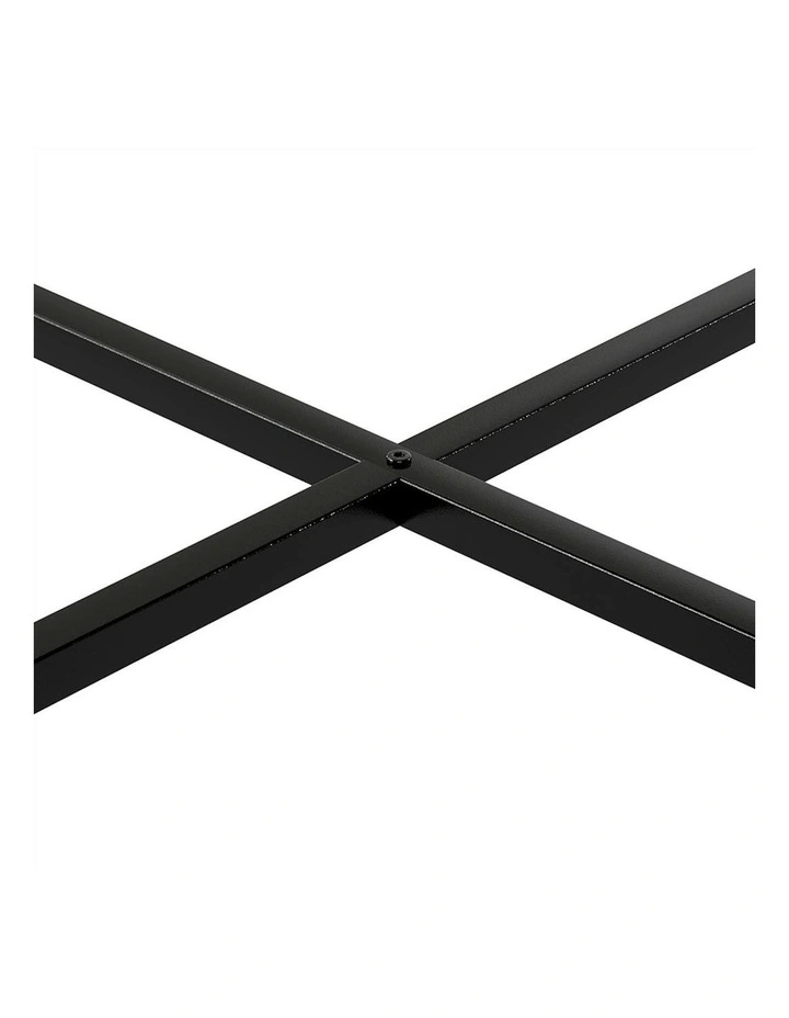 Round Kitchen 4 Person Coffee Restaurant Metal Base Dining Table in Brown image 5