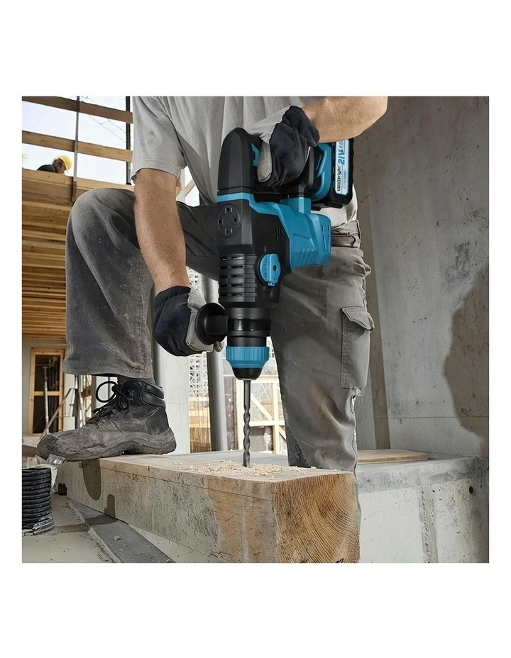 21V Cordless Rotary Hammer Drill SDS Plus Concrete Impact Drill Tool in Multi image 7