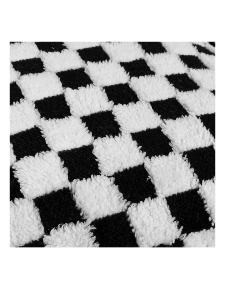 Pet Bed Soft Plush Checkered Dog Bed Washable Cat Bed Removable Cover XL in Multi image 6