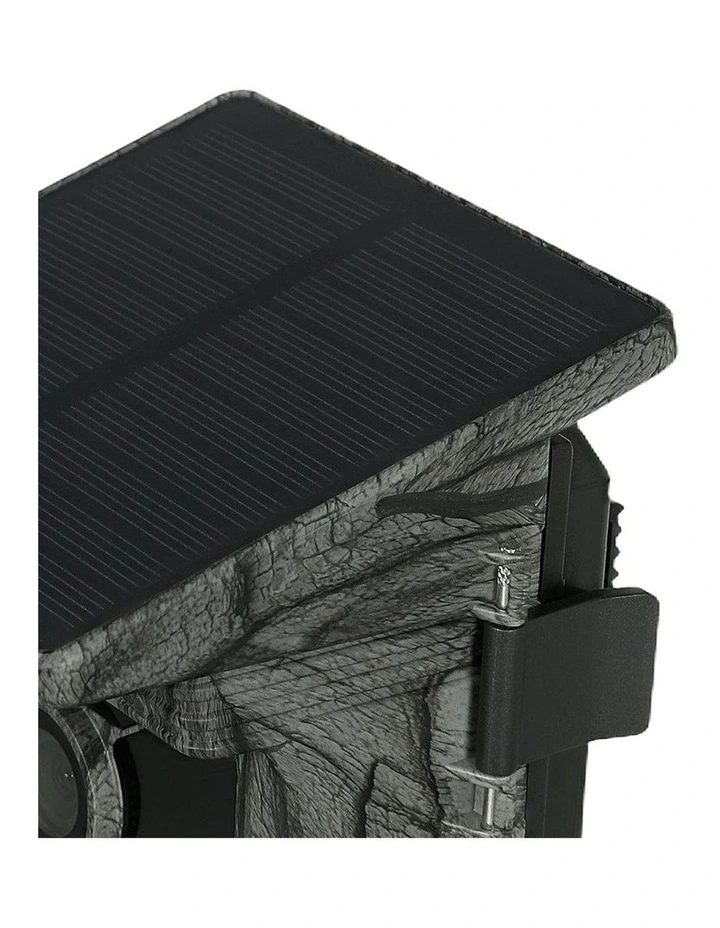 Card Night Vision Solar Trail Camera 4K 112MP Hunting Game Cam Wifi 32GB in Camouflage image 4