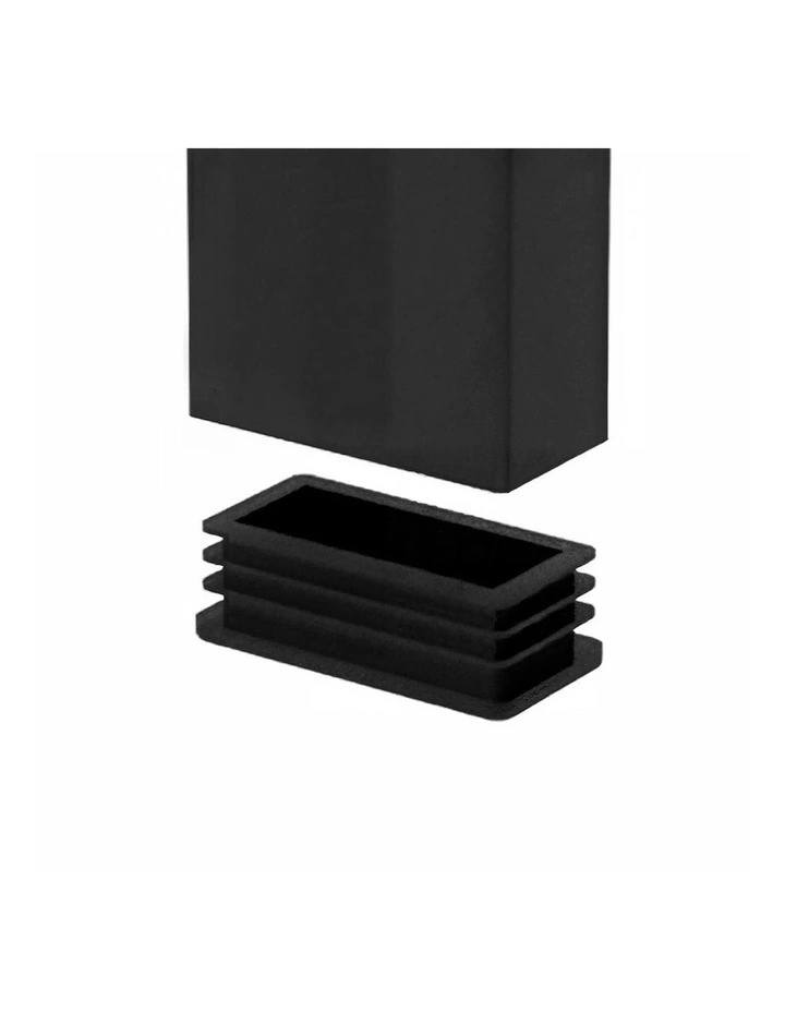 Double Bed Frame Metal Base Platform Headboard Heavy Duty Mass Storage in Black image 4