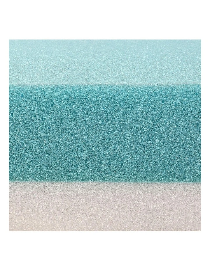 Gel Memory Foam Mattress Topper in White image 5