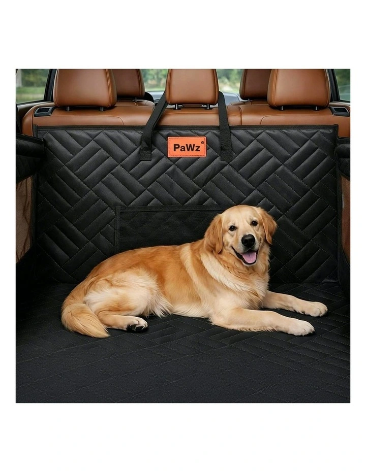 Bed Rear Safety Protector Pet Hammock Non Slip Waterproof Dog Car Seat in Black image 7