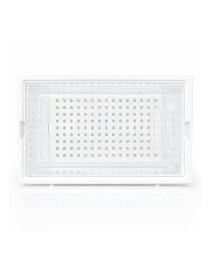 Clear Plastic Display Cases Shoe Rack Storage Boxes 12 Pieces in White image 1