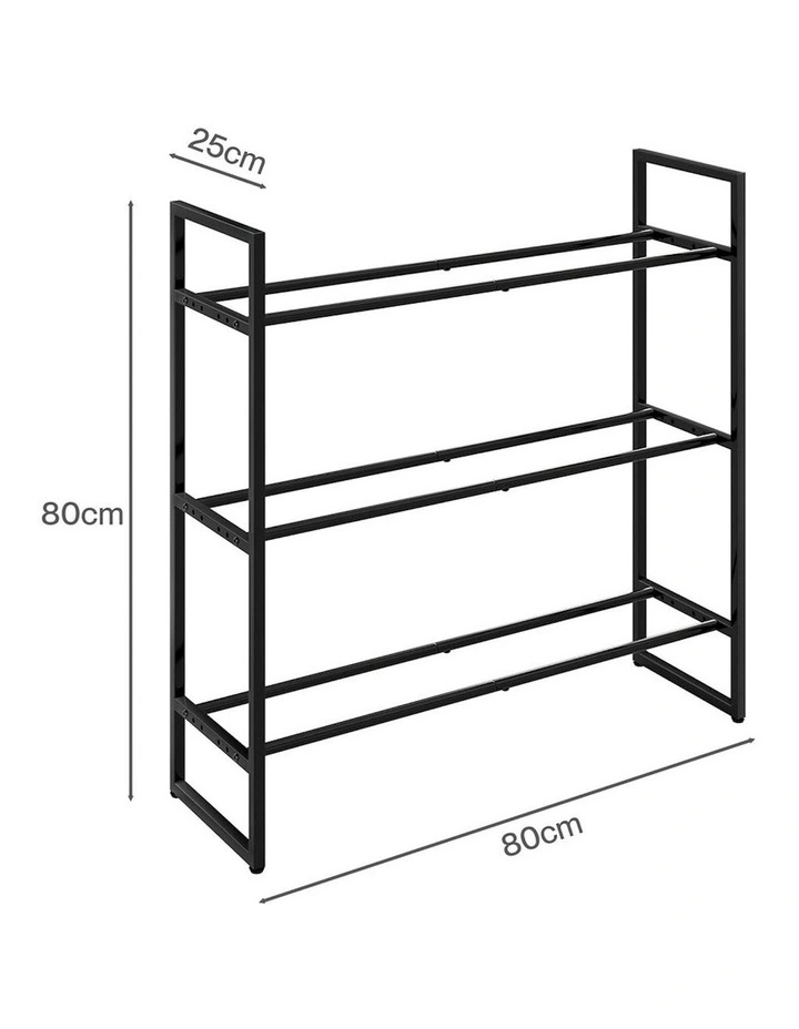 Dumbbell Rack 3 Tier Weight Storage Organiser Stand Holder Home Gym 270kg image 3
