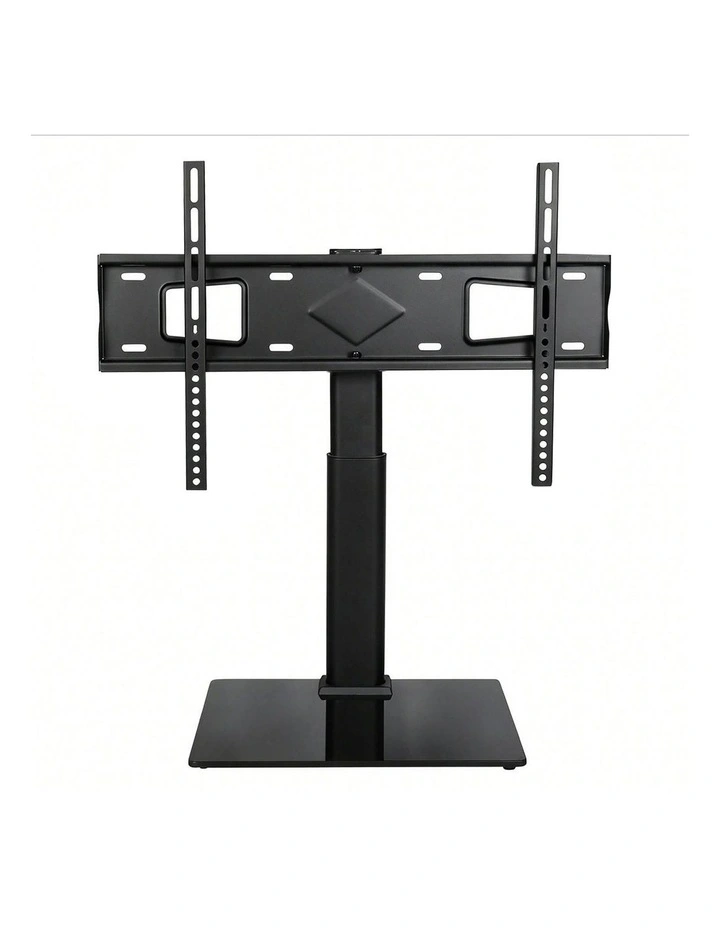 TV Stand With Mount Table Top Bracket Desktop Led 32 To 75 Inch in Black image 2