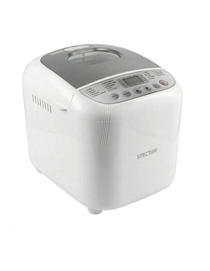 Automatic Bread Maker Machine Oven Non Stick Bakehouse Kneading Mixing in White image 1