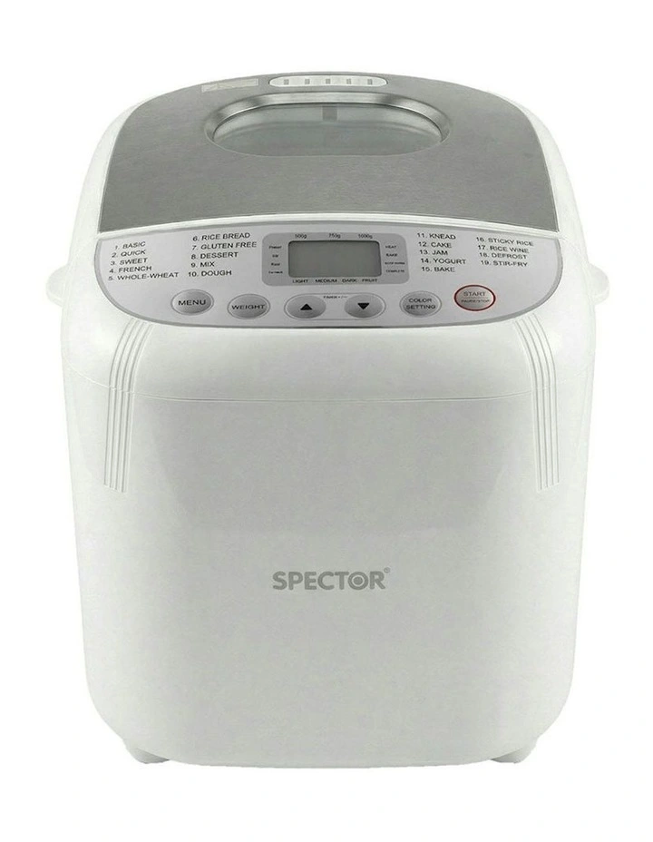 Automatic Bread Maker Machine Oven Non Stick Bakehouse Kneading Mixing in White image 2