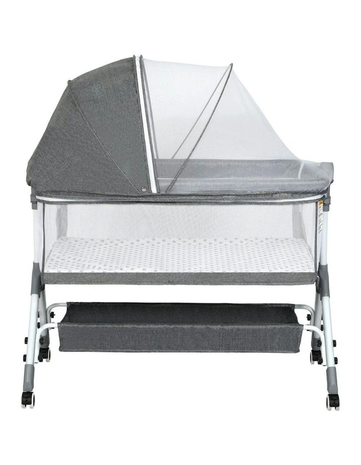 Baby Cot Bed Crib Newborn in Grey image 2