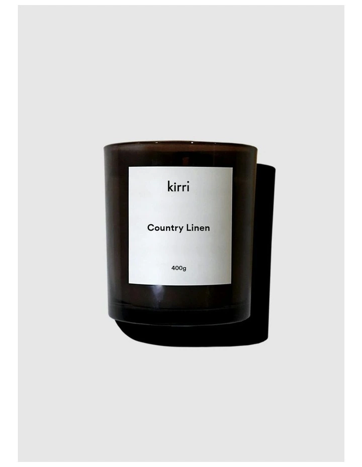 Country Linen Candle 400g image 3