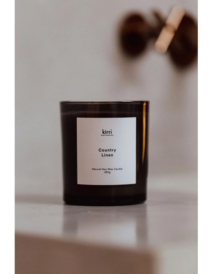 Country Linen Candle 400g image 4