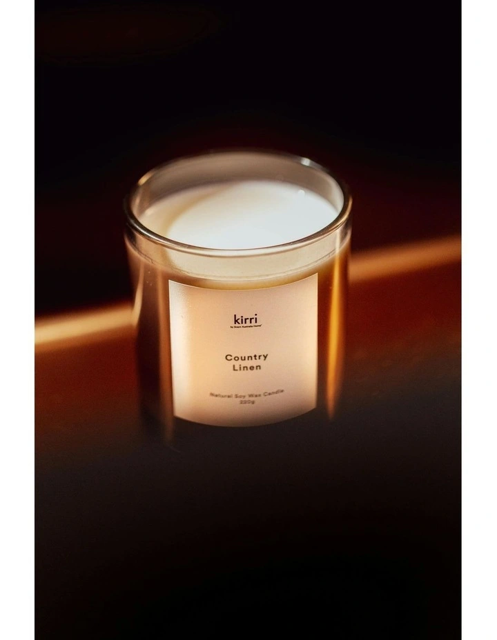 Country Linen Candle 400g image 5