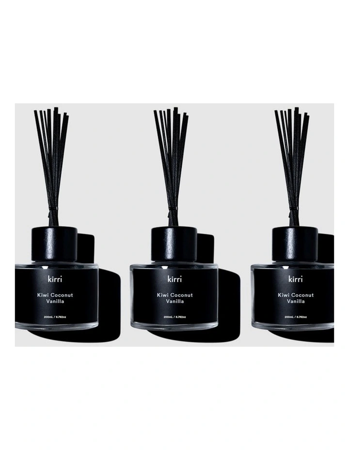 Kiwi Coconut Vanilla Reed Diffuser Trio 200ml image 1