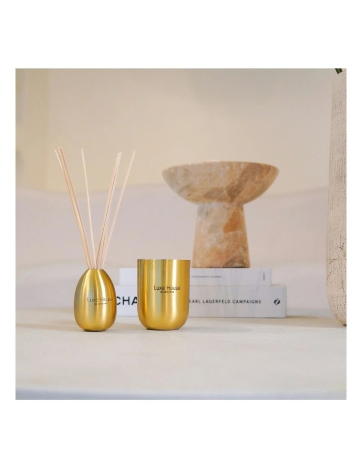 Luxe House Melbourne Ciruela Luxury Midi Candle i Gold image 3