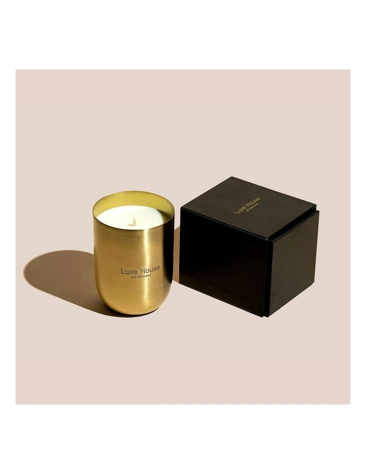 Luxe House Melbourne Mojave Rose Luxury Candle in Gold image 5