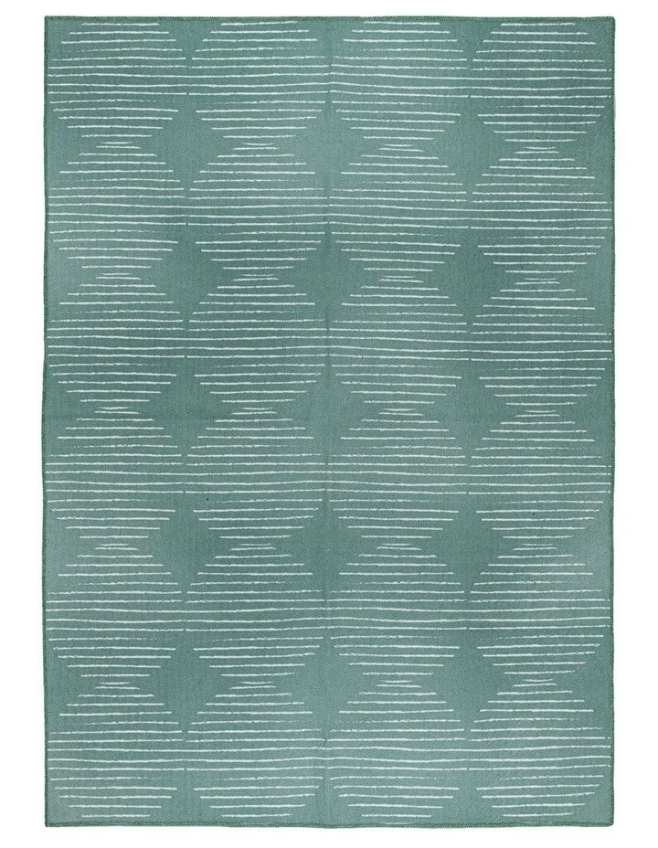 Moon Washable New Jute Rug in Green image 1