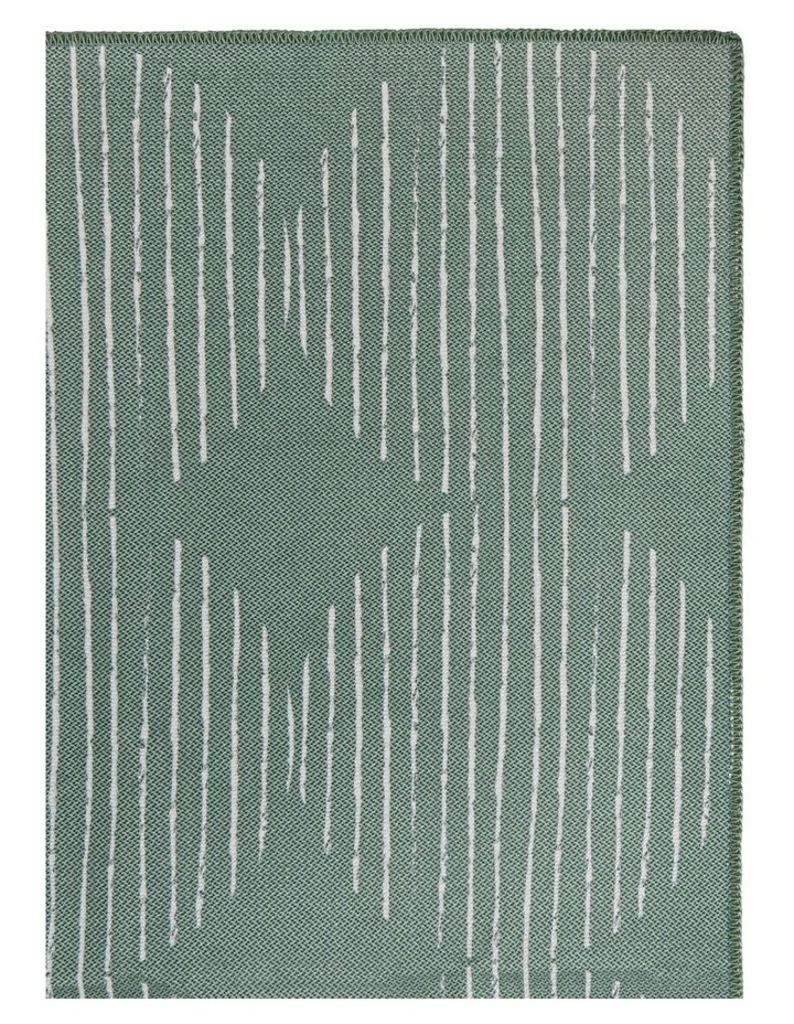 Moon Washable New Jute Rug in Green image 2