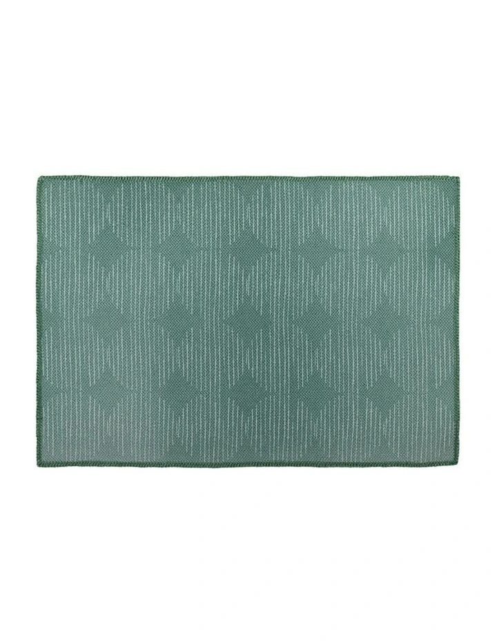 Moon Washable New Jute Rug in Green image 5