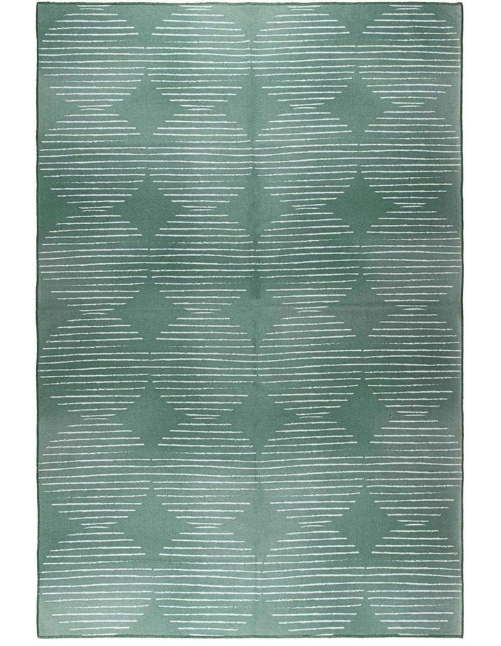 Moon Washable New Jute Rug in Green image 7