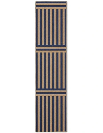 Plinth Washable New Jute Area Rug in Royal Blue