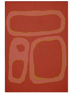 Here in the Shade New Jute Area Rug in Yellow