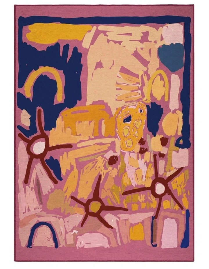 Playing Together Chenille Area Rug in Multi image 1