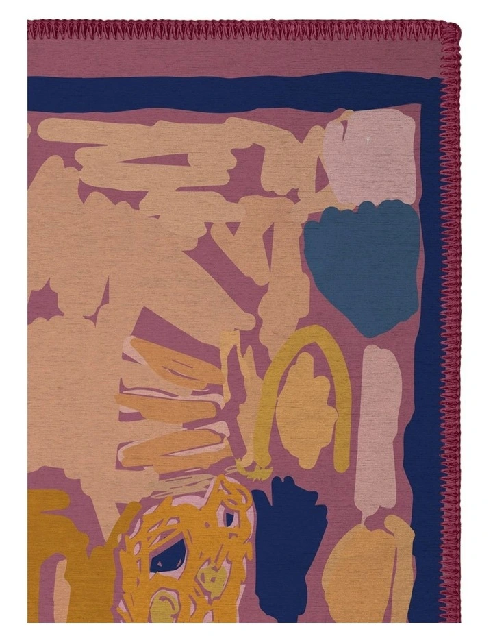 Playing Together Chenille Area Rug in Multi image 2