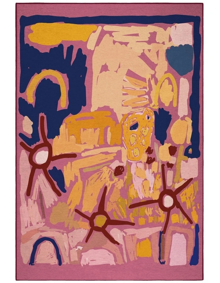 Playing Together Chenille Area Rug in Multi image 4