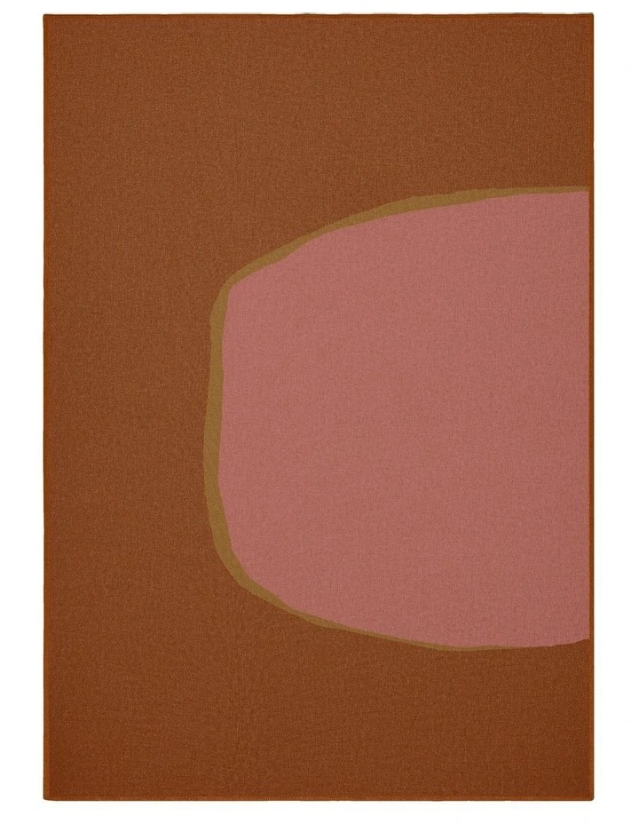 New Jute Area Rug in Sugar Pink image 1