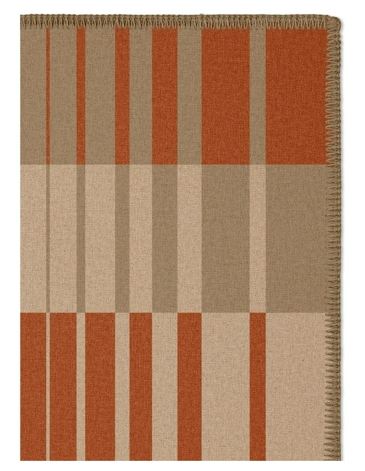 Chat Washable New Jute Area Rug in Red image 4