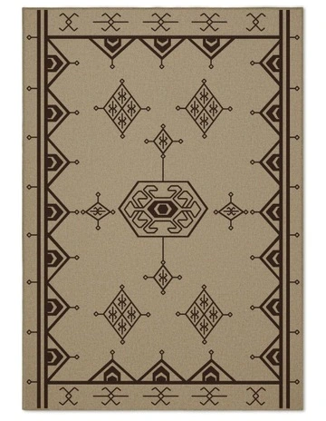 Eye Washable New Jute Area Rug in Dark Brown