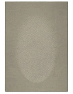 Gravity Washable Chenille Area Rug in Bone