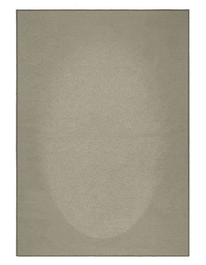 Gravity Washable Chenille Area Rug in Bone image 4