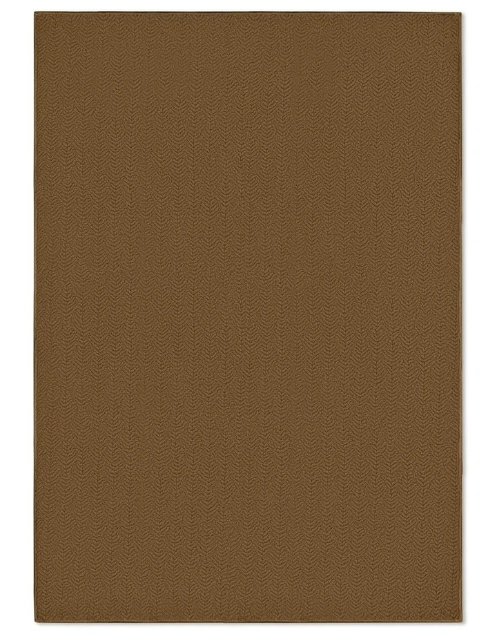 Peace Washable Vegan Shearling Area Rug in Dark Tan image 1