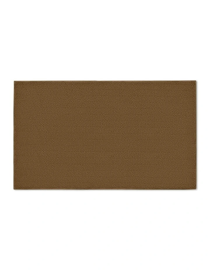 Peace Washable Vegan Shearling Area Rug in Dark Tan image 4