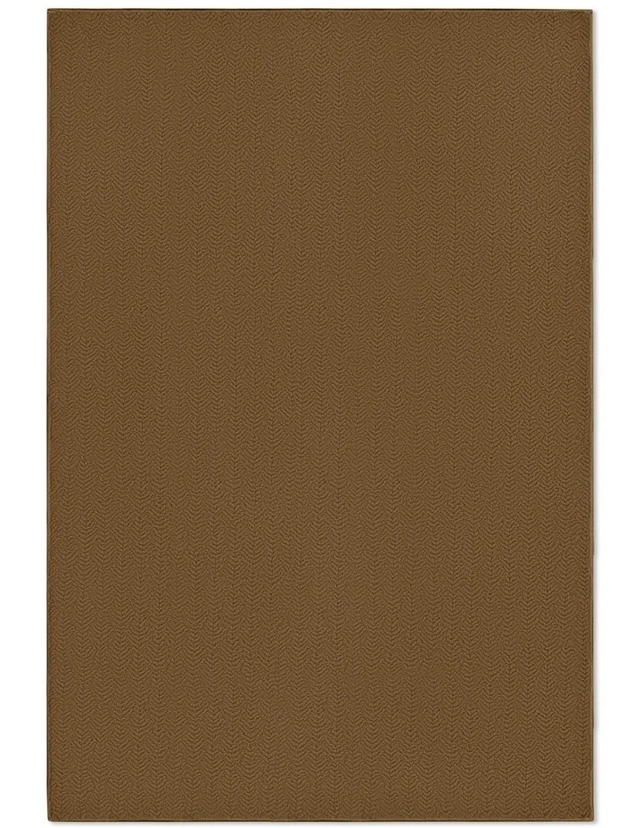 Peace Washable Vegan Shearling Area Rug in Dark Tan image 5
