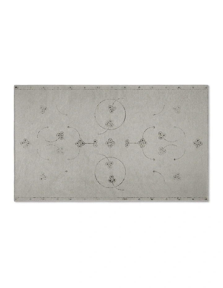 Philosophy Washable Chenille Area Rug in Cream image 6